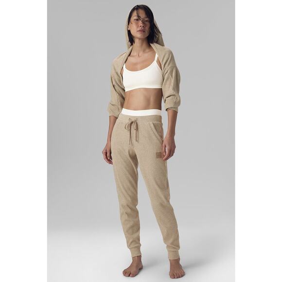 Alo Yoga Muse Sweatpant Gravel Heather - S - Picture 4 of 4